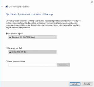 Backup Windows 10
