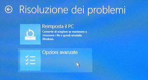 Ripristino Windows 10