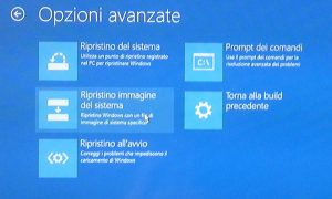 Ripristino Windows 10