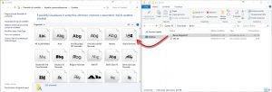 installare nuovi caratteri in Windows 10