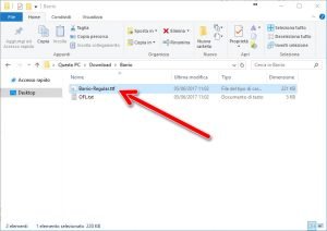 installare nuovi caratteri in Windows 10