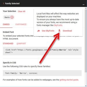 installare nuovi caratteri in Windows 10
