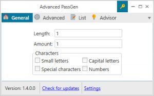 advanced passgen