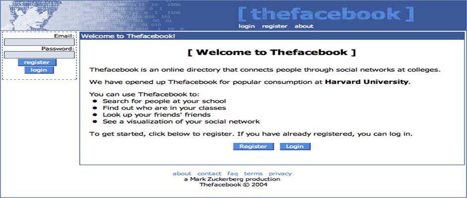 Facebook torna alle sue origini