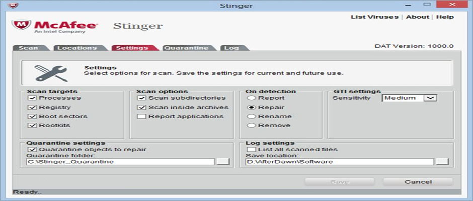 McAfee Stinger
