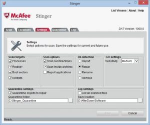 McAfee Stinger