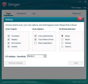 McAfee Stinger