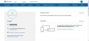 Creare un account Microsoft
