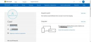 Creare un account Microsoft
