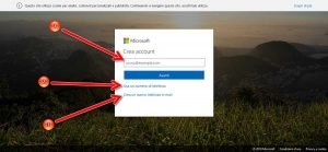 Creare un account Microsoft