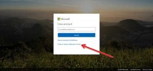Creare un account Microsoft