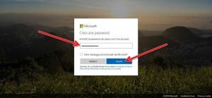 Creare un account Microsoft
