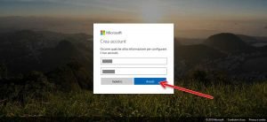 Creare un account Microsoft