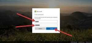 Creare un account Microsoft