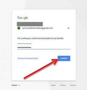 Eliminare un account Google
