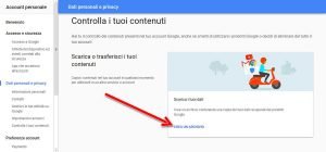 Eliminare un account Google