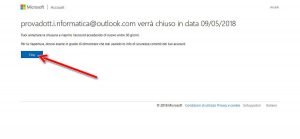 Eliminare un account Microsoft