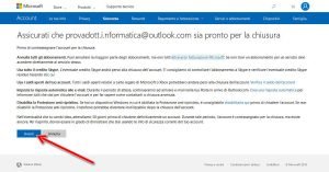 Eliminare un account Microsoft