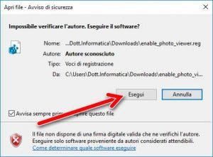 Visualizzatore foto di Windows