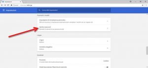 Disattivare il completamento automatico di Chrome