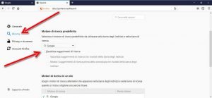 Disattivare il completamento automatico di Firefox