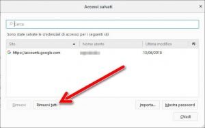 Disattivare il completamento automatico di Firefox