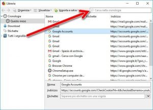 eliminare la cronologia di navigazione di Firefox
