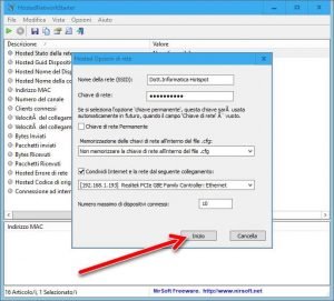 creare un hotspot wifi