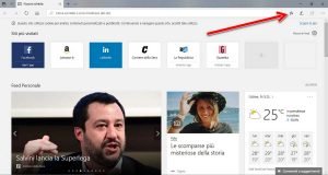 Eliminare la cronologia di navigazione di Edge