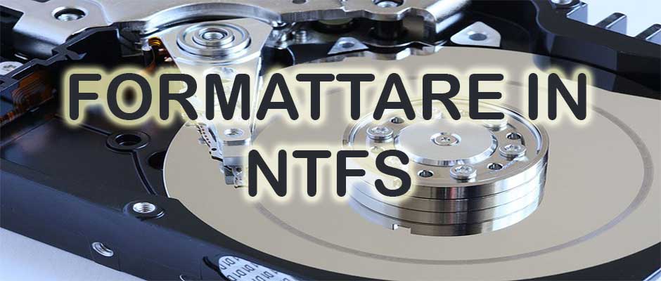 formattare in NTFS