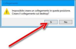 Creare collegamenti sul desktop