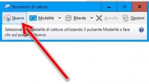 Catturare uno screenshot