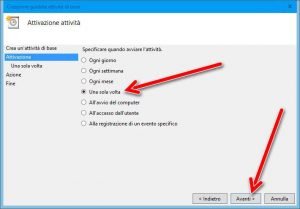 Programmare lo spegnimento automatico del PC