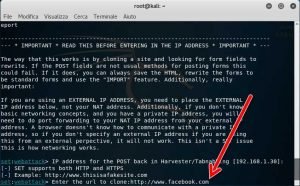 Clonare siti Web e rubare le password