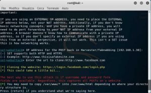 Clonare siti Web e rubare le password