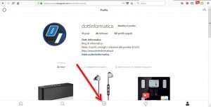 Postare foto su Instagram da PC