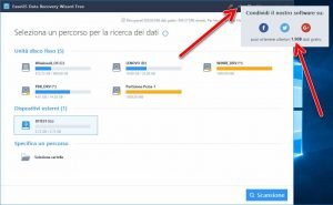 Recuperare file cancellati
