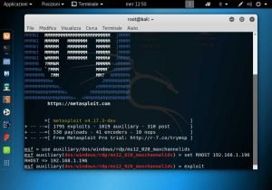bloccare e mandare in crash un computer in rete