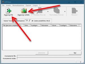 Bilanciare il volume degli Mp3