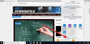Condividere pagine web