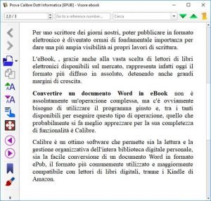 Convertire un documento di testo in eBook