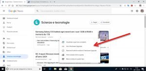 Mantenersi aggiornati con le notizie di Google News