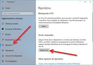 accedere alla modalità provvisoria di Windows 10