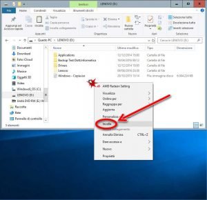 spostare i programmi installati in Windows su altro hard disk o partizione