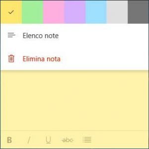 Creare promemoria sul desktop con Sticky Notes
