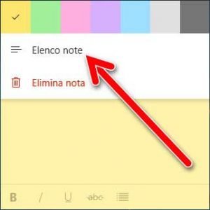 Creare promemoria sul desktop con Sticky Notes