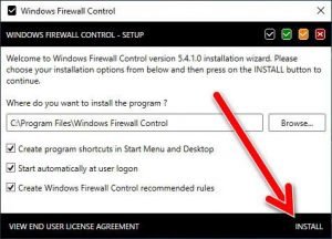 Windows Firewall Control