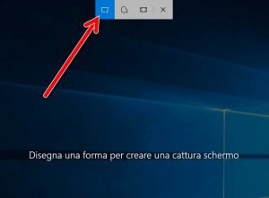 strumento di cattura di Windows 10