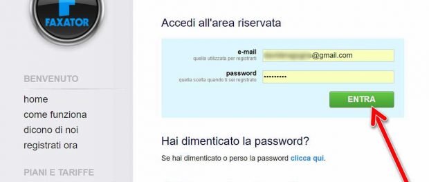 inviare fax via internet