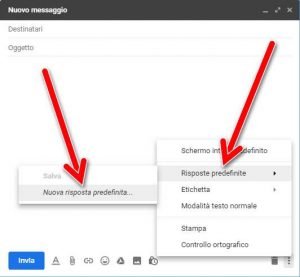 Creare modelli di email con Gmail